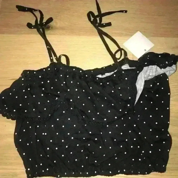 BRAND NEW Arizona Jean Co Polka dot spaghetti strap top - Picture 8 of 8